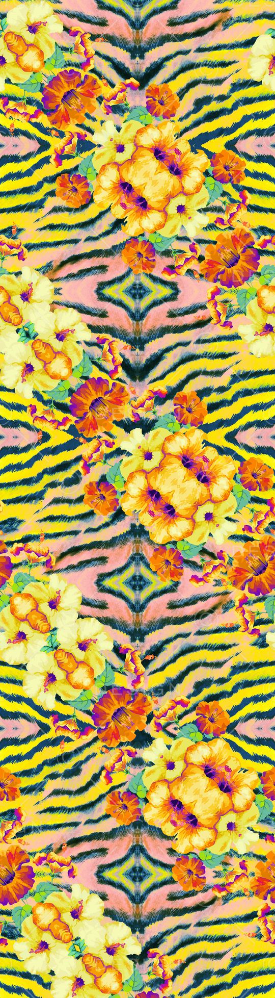 动物纹印花华亿平台图片