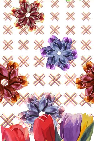 几何印花华亿平台图片