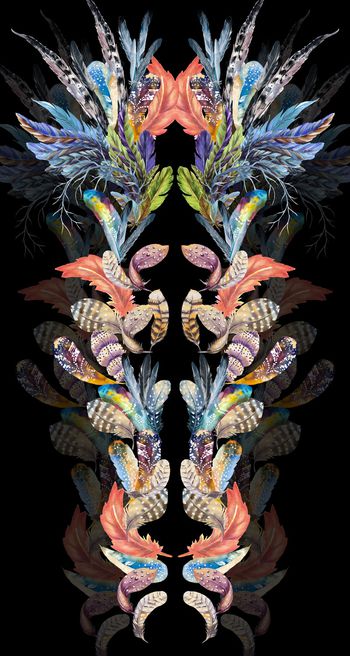 动物纹印花华亿平台图片