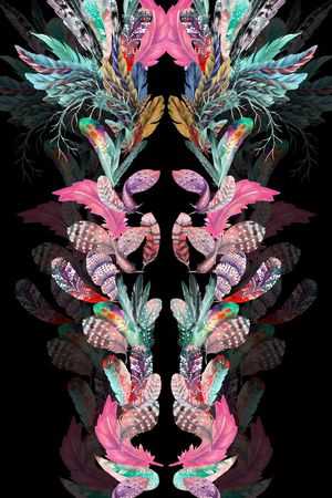 动物纹印花华亿平台图片