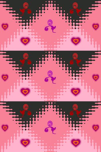 781743-潮流色彩波浪图案a