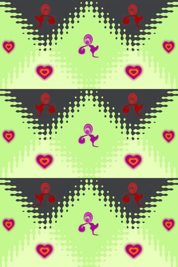 781745-潮流色彩波浪图案c