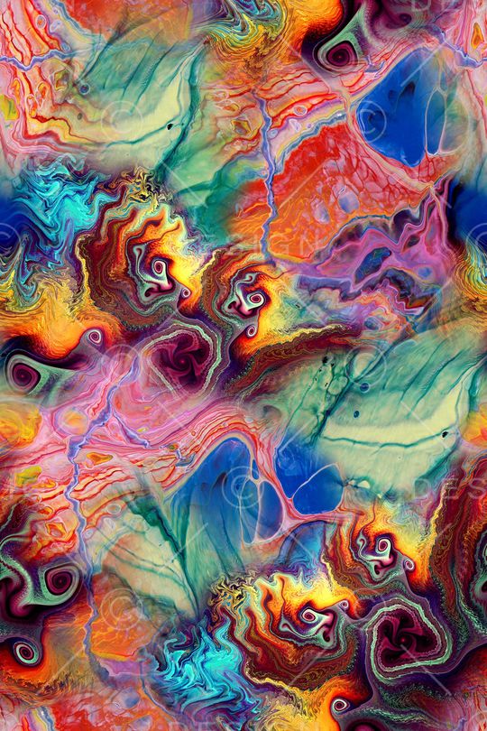 抽象印花华亿平台图片