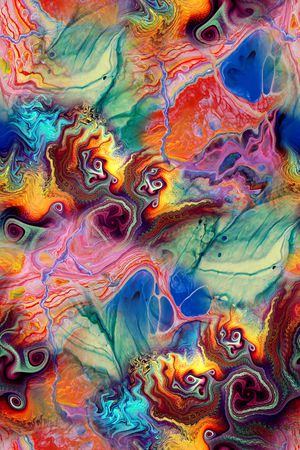 抽象印花华亿平台图片