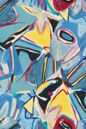 抽象印花华亿平台图片