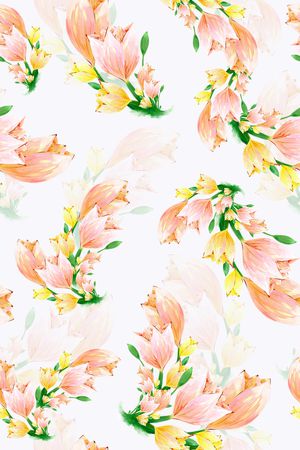 小清新风格印花华亿平台图片