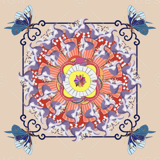 花朵印花华亿平台图片