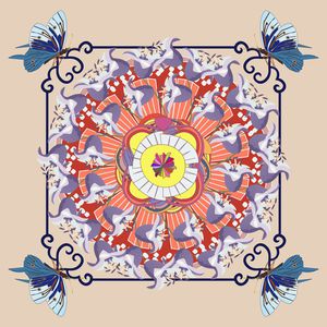 花朵印花华亿平台图片