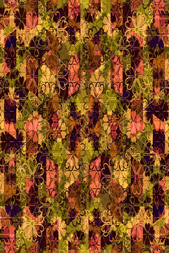 波浪条纹印花华亿平台图片