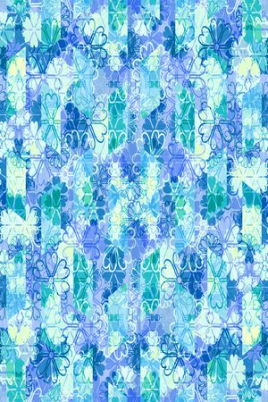 波浪条纹印花华亿平台图片