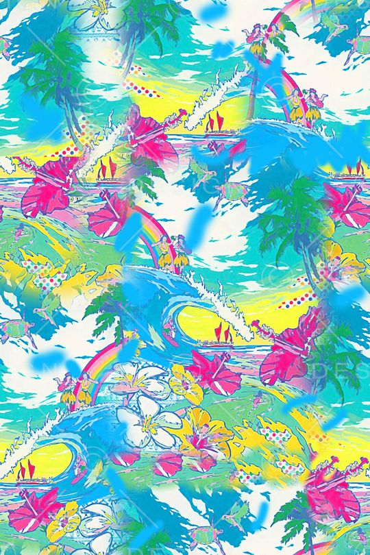 手绘印花华亿平台图片