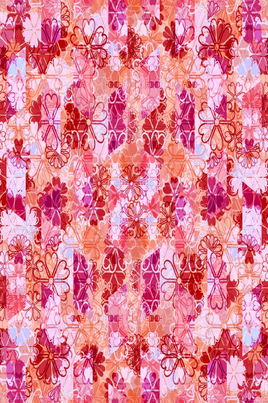 波浪条纹印花华亿平台图片