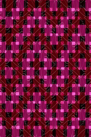 不规则几何印花华亿平台图片