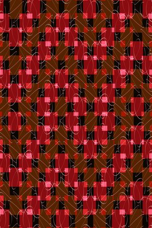 不规则几何印花华亿平台图片