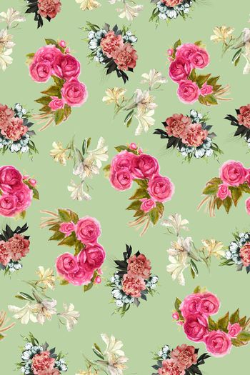 花朵印花华亿平台图片