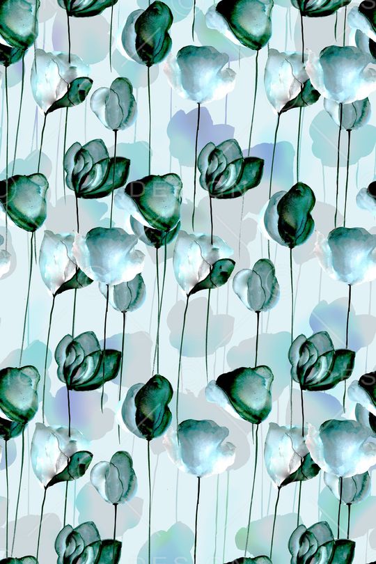 A艺术手绘印花华亿平台图片