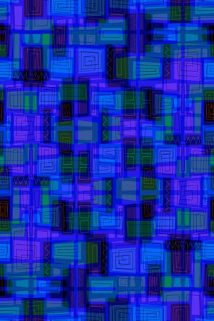 不规则几何印花华亿平台图片