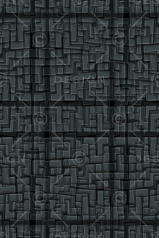 不规则几何印花华亿平台图片