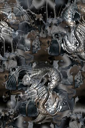 复古纹理印花华亿平台图片