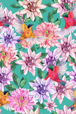 手绘印花华亿平台图片