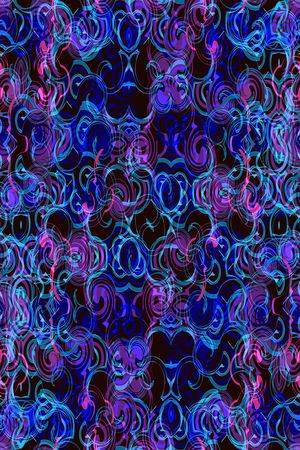 不规则几何印花华亿平台图片