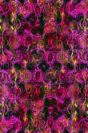 不规则几何印花华亿平台图片