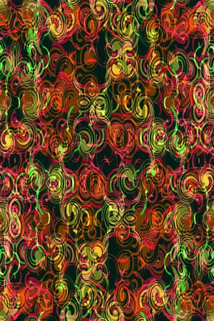 不规则几何印花华亿平台图片