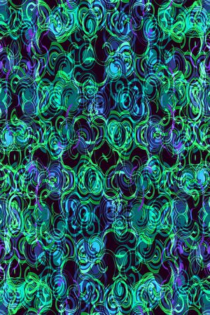 不规则几何印花华亿平台图片