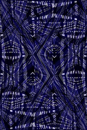 条纹艺术印花华亿平台图片