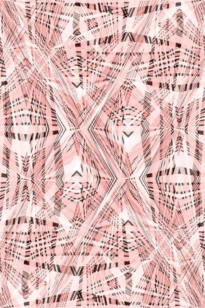 条纹艺术印花华亿平台图片