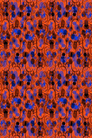 不规则几何印花华亿平台图片