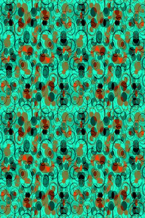 不规则几何印花华亿平台图片