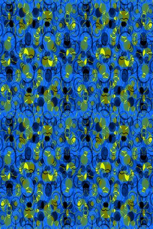 不规则几何印花华亿平台图片