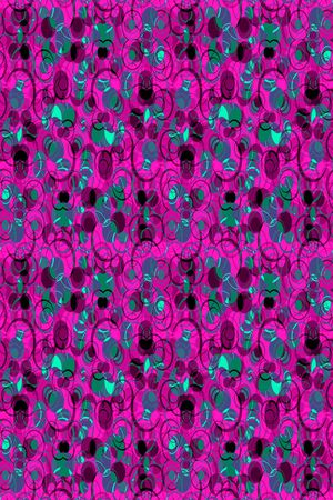 不规则几何印花华亿平台图片