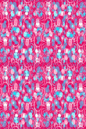 不规则几何印花华亿平台图片