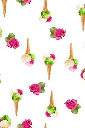 抽象花卉印花华亿平台图片