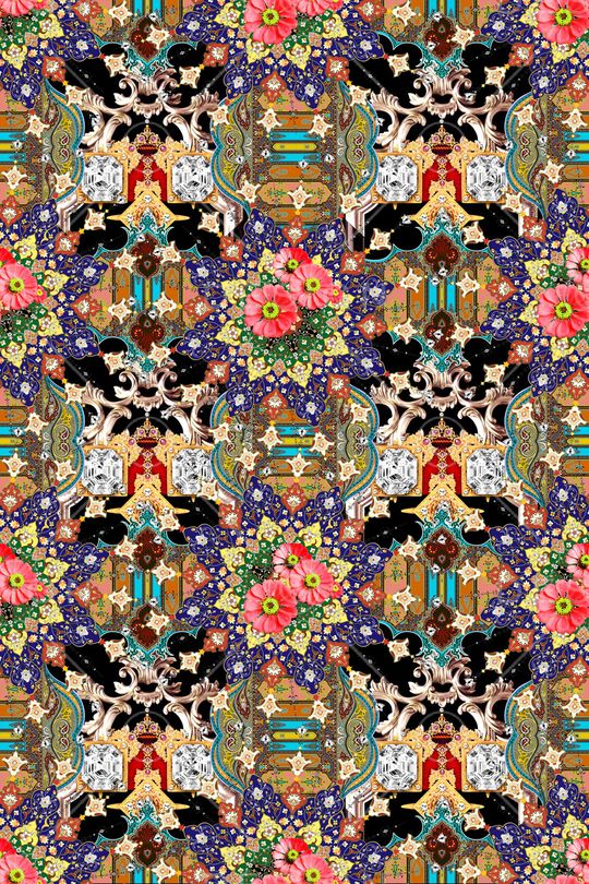 民族风印花华亿平台图片