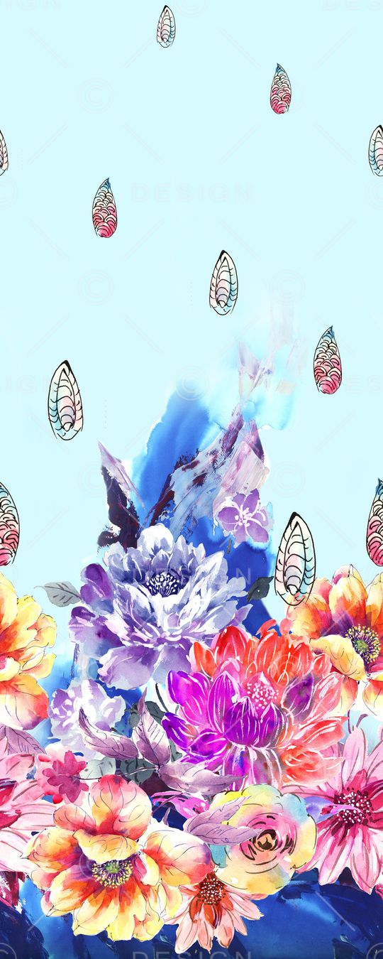 花朵印花华亿平台图片