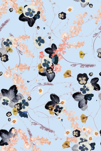 783630-手绘 抽象 水彩 植物 花朵 17