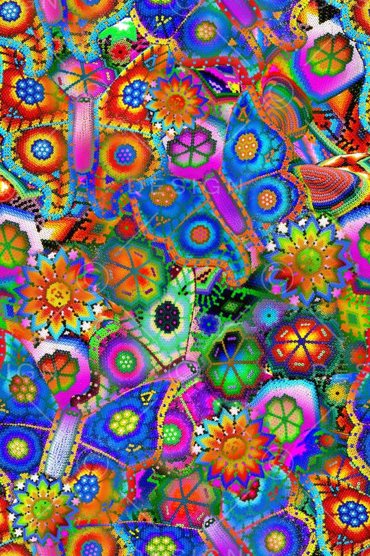 抽象印花华亿平台图片