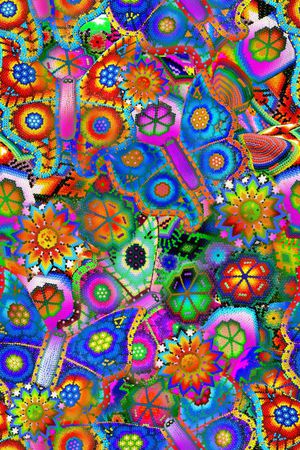 抽象印花华亿平台图片