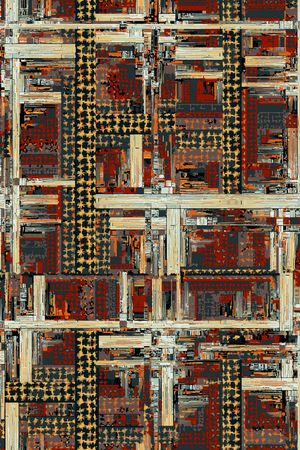 抽象印花华亿平台图片