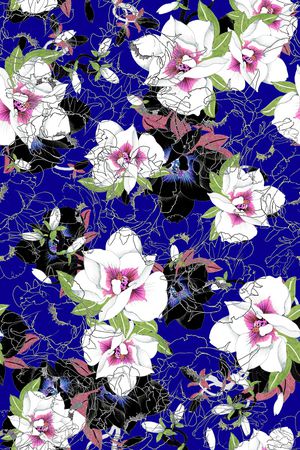 乱花印花华亿平台图片