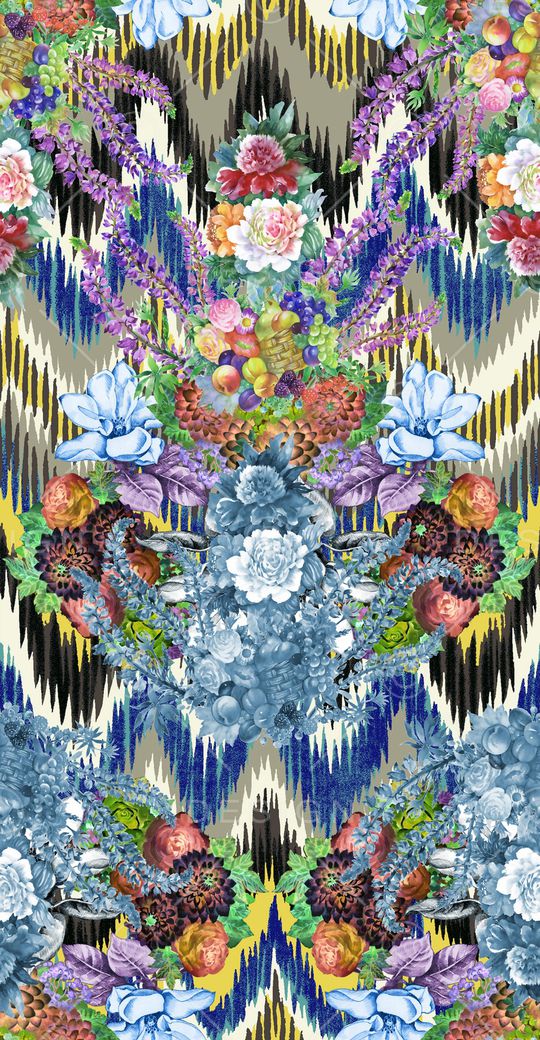 几何印花华亿平台图片