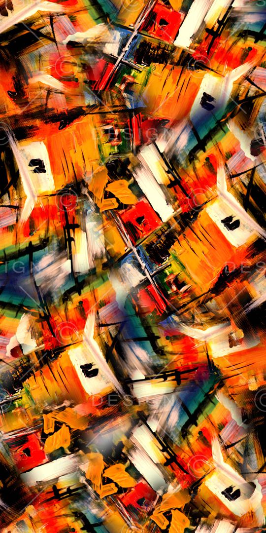 油画抽象底纹印花华亿平台图片