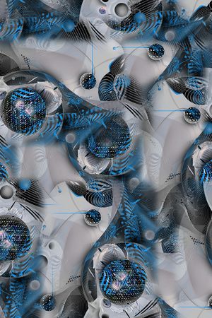 抽象印花华亿平台图片