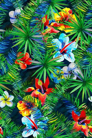 tropical印花华亿平台图片