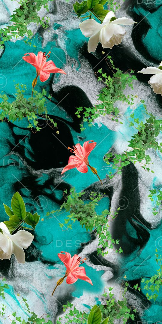 乱花印花华亿平台图片