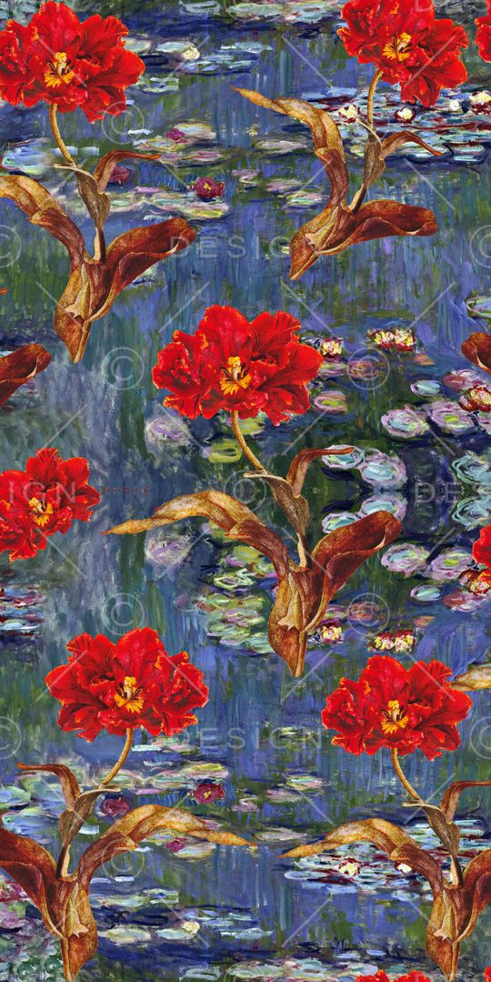 乱花印花华亿平台图片