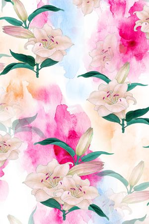 水彩印花华亿平台图片